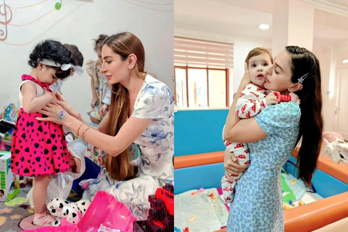 Лейла Алиева и Арзу Алиева посетили детский дом