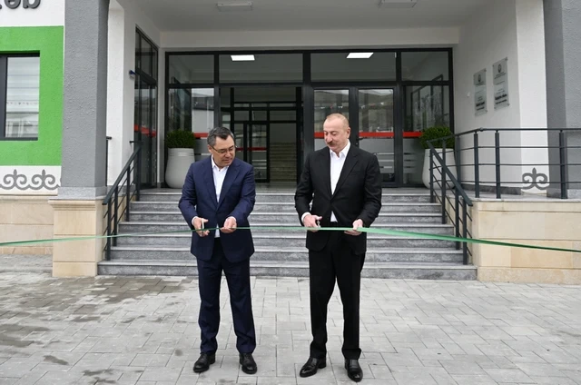 Президенты Азербайджана и Кыргызстана приняли участие в открытии 1-го этапа села Хыдырлы Агдамского района
 