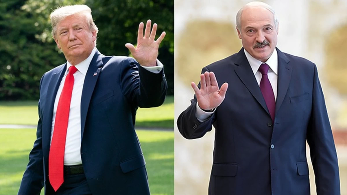 Трамп  и Лукашенко поговорили по телефону
 