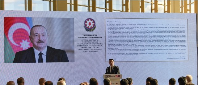 Ильхам Алиев обратился к участникам выставки Rebuild Karabakh-2025
 