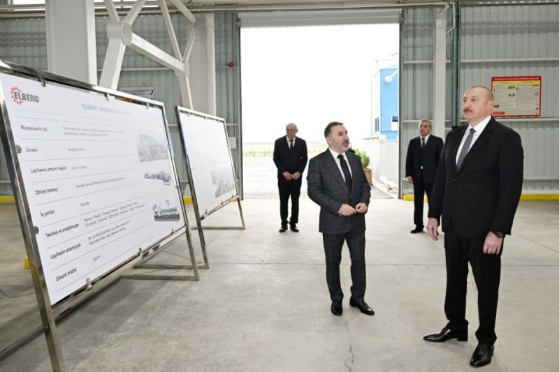 Президент Ильхам Алиев принял участие в открытии завода минеральной каменной ваты «AZWOOL»
 