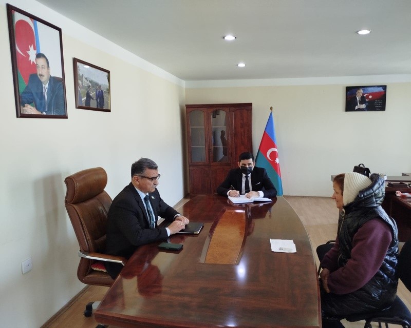 Депутат Новруз Аслан провел встречу с жителями Исмаиллы - ФОТО